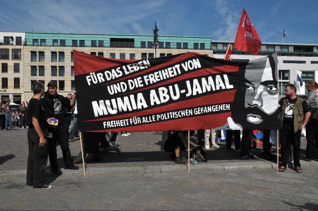 Kundgebung für die Freiheit der CUBAN FIVE vor der US-Botschaft Berlin, 12.09.2010